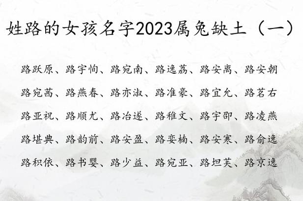 给女宝宝起名字 ：给女宝宝起名字2023年属兔？