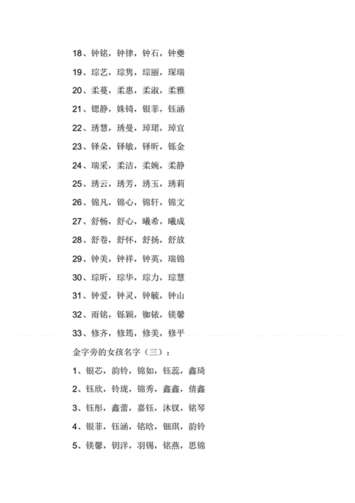 宝宝起名金字旁 ：宝宝起名金字旁的字？