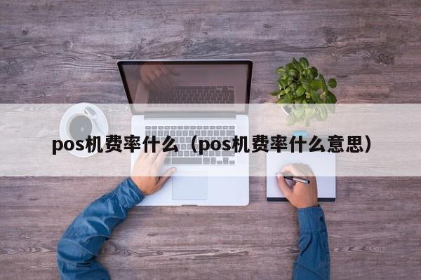 pos机费率什么（pos机费率什么意思）