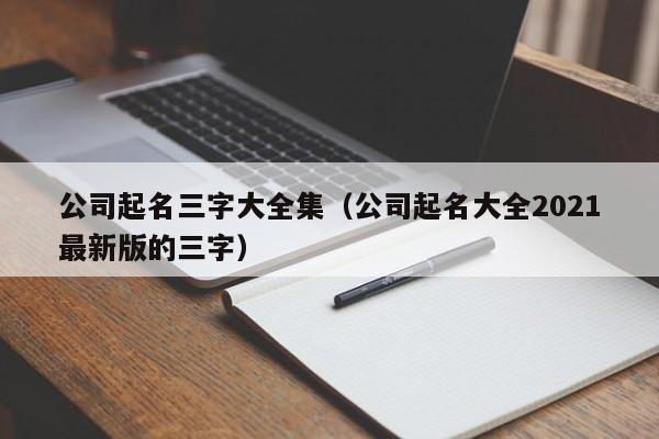 公司起名三字大全集（公司起名大全2021最新版的三字）