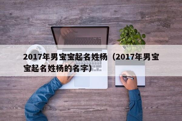 2017年男宝宝起名姓杨（2017年男宝宝起名姓杨的名字）