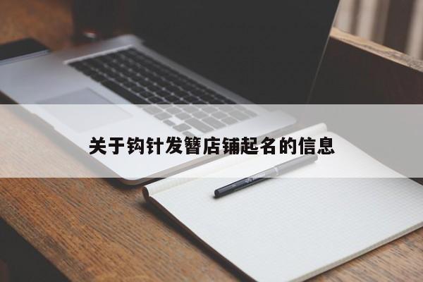 关于钩针发簪店铺起名的信息